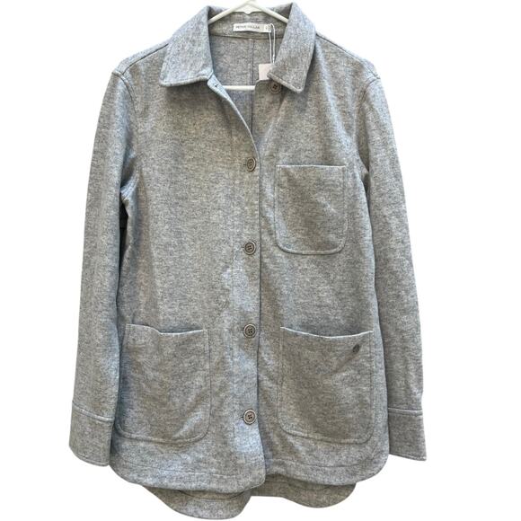 NEW Peter Millar Womenswear Gray Cashmere Lightweight Shacket Size Small - Picture 1 of 8